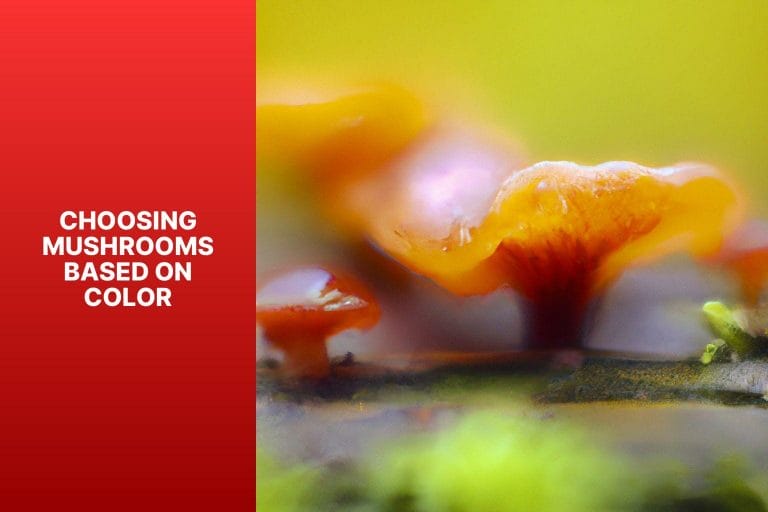Choosing Mushrooms Based on Color - what color is mushroom 